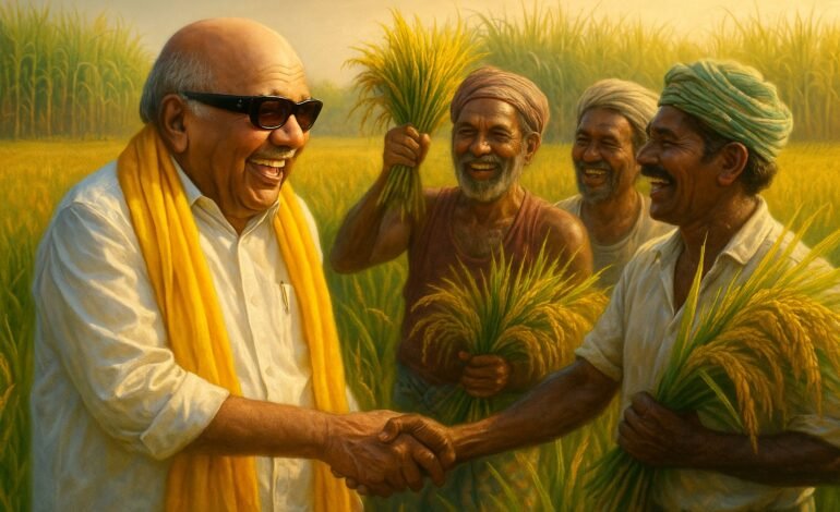கலைஞரின் ஆட்சிக்காலம், விவசாயிகளின் பொற்காலம் – தமிழ்நாட்டில் பசுமை புரட்சி செய்த தி.மு.க. அரசு