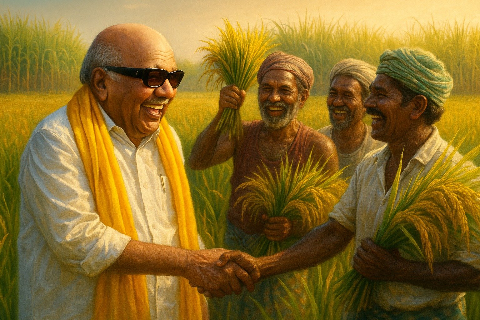 கலைஞரின் ஆட்சிக்காலம், விவசாயிகளின் பொற்காலம் – தமிழ்நாட்டில் பசுமை புரட்சி செய்த தி.மு.க. அரசு