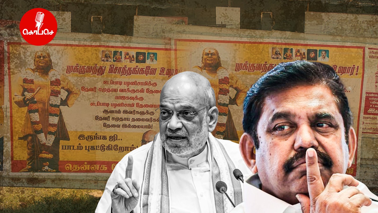 தேவர் சமுதாய வாக்குகள் vs தலைவர்கள்: அதிமுக – பாஜக கூட்டணிக்கு எதிரான போஸ்டர் சலசலப்பு