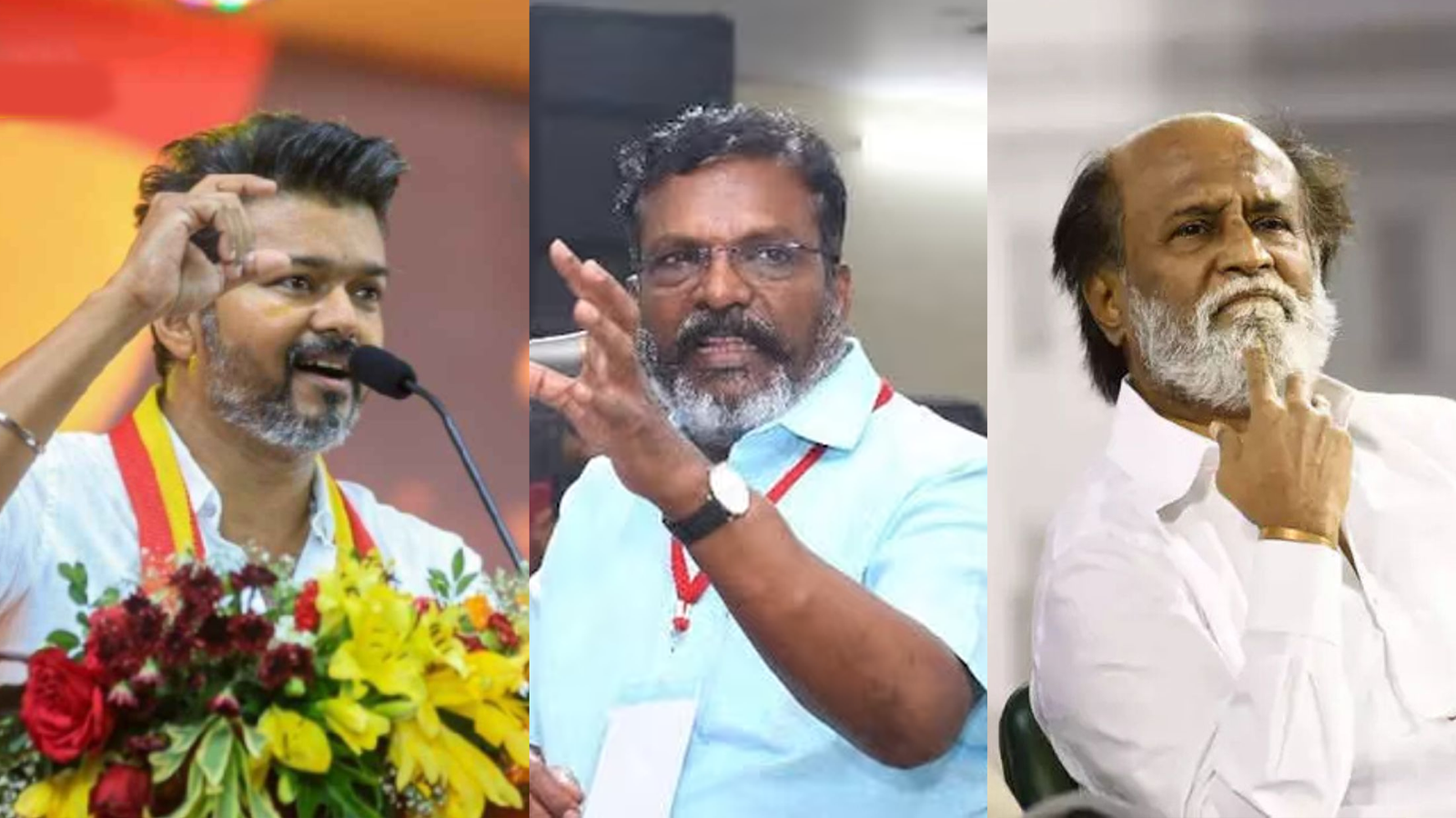 ‘ரஜினி Vs விஜய் – அதிகார வெறி!’ : திருமாவளவன் முன்வைக்கும் அரசியல் பார்வை !