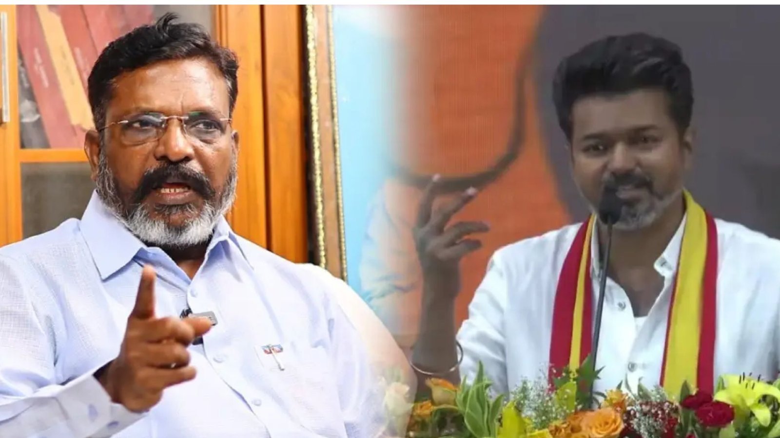 திருமாவளவன் vs விஜய்: 2026 தேர்தல் களத்தில் வெடிக்கும் கருத்துப் போர்!