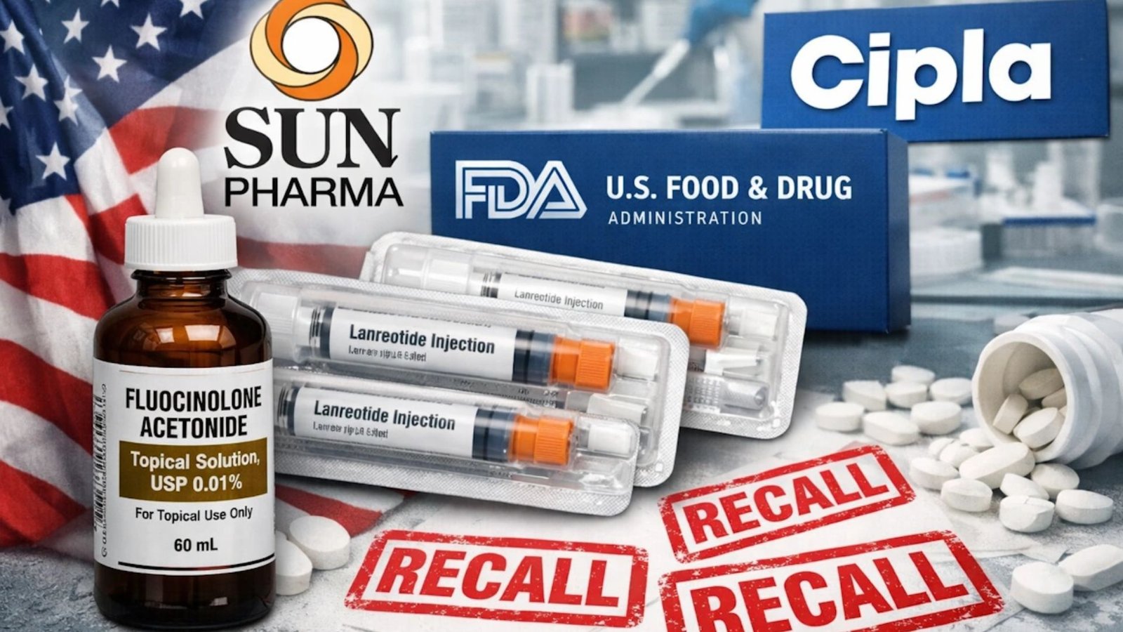 “அமெரிக்காவில் இந்திய மருந்துகளுக்குத் தடை? தரம் குறைந்ததாக சன் பார்மா, சிப்லா தயாரிப்புகள் அதிரடித் திரும்பப் பெறல்!”