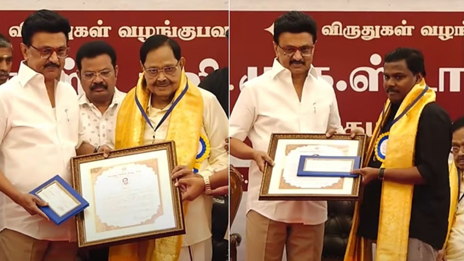 திருவள்ளுவர் நாள் விருதுகள் 2026: துரைமுருகன், யுகபாரதி உள்ளிட்டோருக்கு முதல்வர் ஸ்டாலின் விருது வழங்கினார்!
