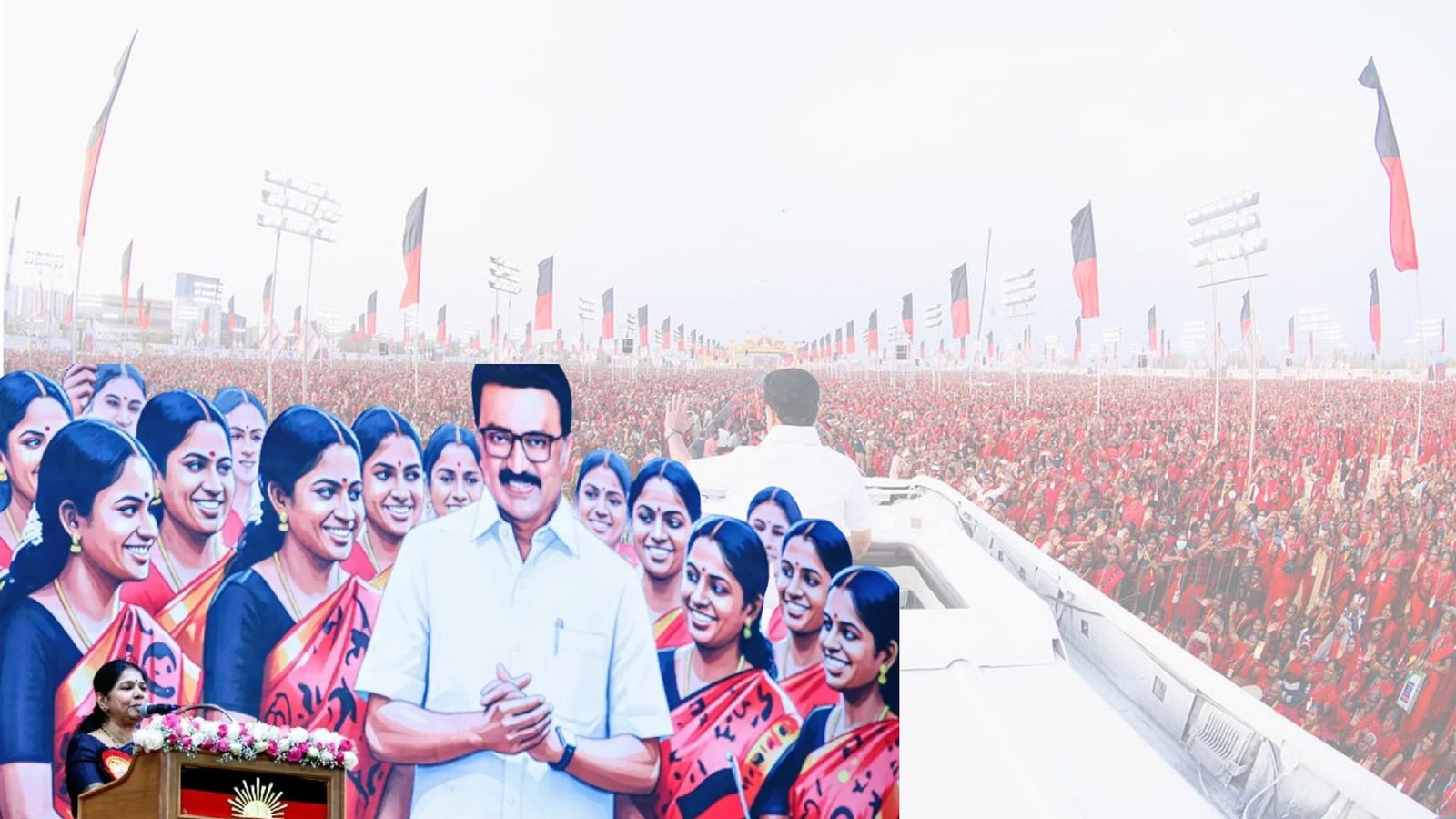 தஞ்சையில் இன்று திமுக மகளிர் அணி மாநாடு: 1.5 லட்சம் பெண்கள் பங்கேற்கும் “வெல்லும் தமிழ்ப் பெண்கள்” பிரம்மாண்ட ஏற்பாடு!