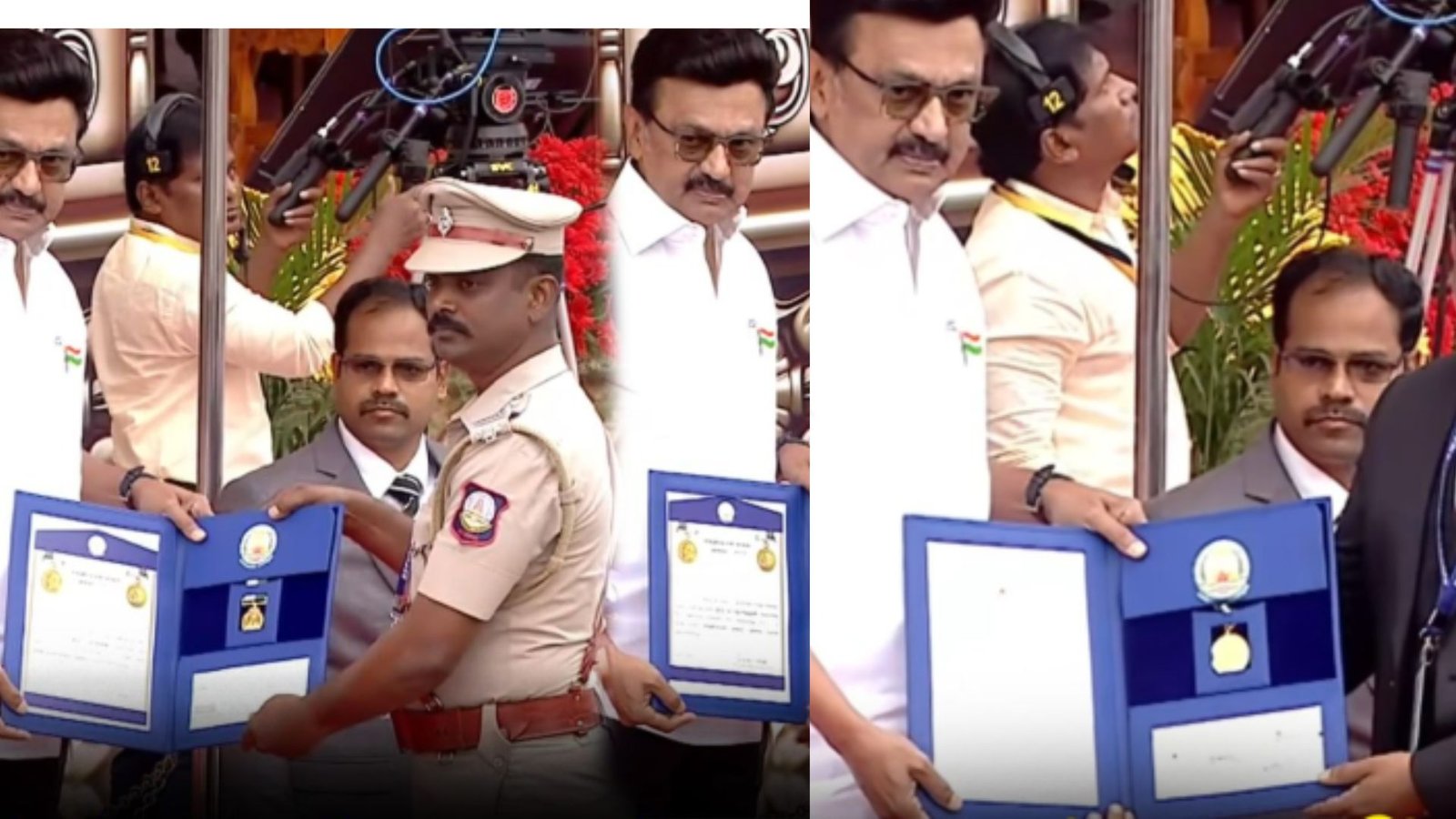 தமிழக அரசு விருதுகள் 2026: வீர தீர செயல்களுக்கான அண்ணா பதக்கங்களை வழங்கினார் முதல்வர் ஸ்டாலின்!