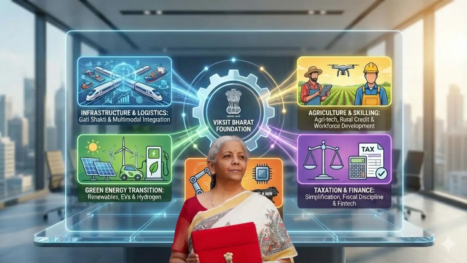 பட்ஜெட் 2026: ‘விக்சித் பாரத்’ இலக்கை நோக்கி உறுதி – ஏற்றுமதி மற்றும் முதலீடுகளுக்குப் புதிய உத்வேகம்!