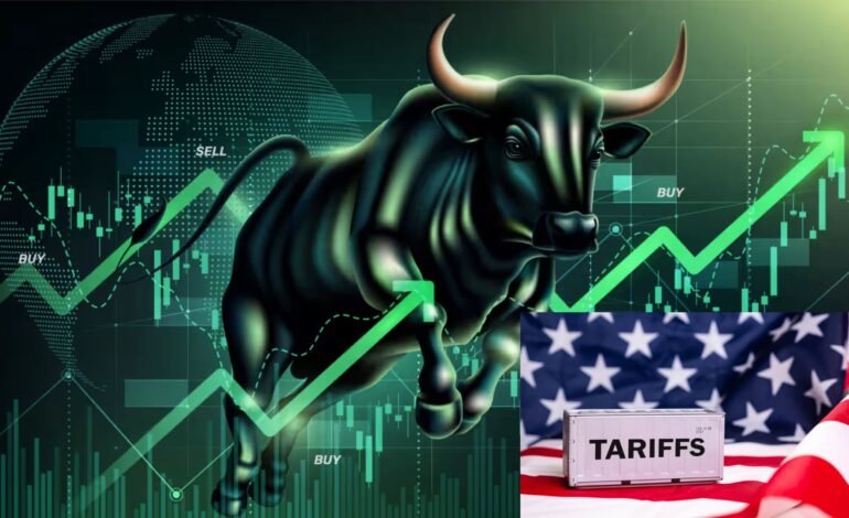 டிரம்ப் வரி குறைப்பு எதிரொலி: இந்திய பங்குச்சந்தையில் வரலாற்றுச் சாதனை – 2,300 புள்ளிகள் எகிறிய சென்செக்ஸ்!