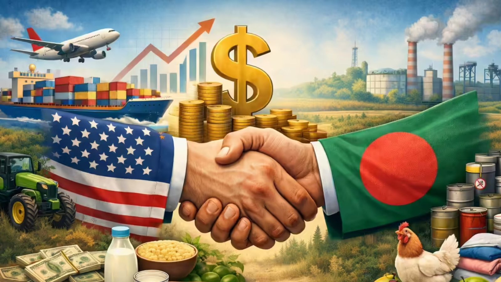 அமெரிக்கா – வங்காளதேசம் வர்த்தகப் புரட்சி: 19% வரி குறைப்பு முதல் ‘ஜீரோ வரி’ சலுகை வரை – முழு விபரம்!