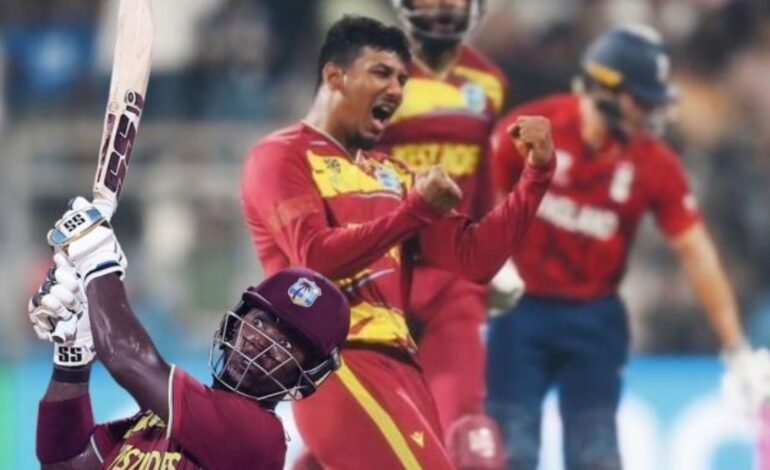 டி20 உலகக் கோப்பை 2026: இங்கிலாந்தை வீழ்த்தி மேற்கிந்தியத் தீவுகள் அபார வெற்றி! சுழற்பந்து வீச்சில் மிரட்டல்!