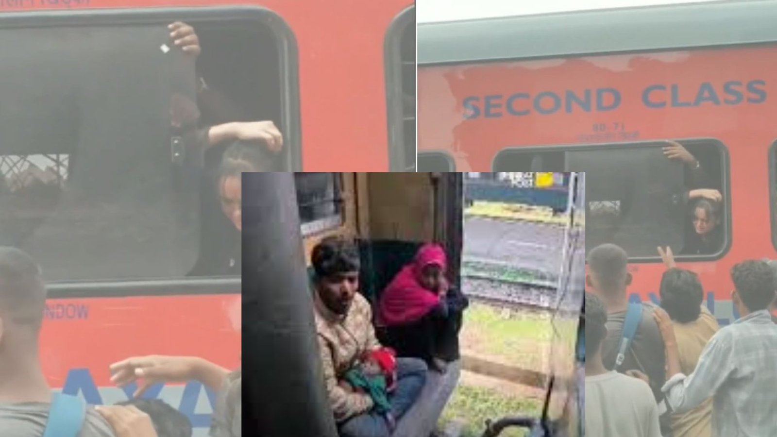 உயிரைப் பணயம் வைத்து ஒரு பயணம்! ரயில் பெட்டிகளுக்கு இடையில் குழந்தைகளுடன் ஆபத்தான பயணம் – வைரலாகும் வீடியோ!