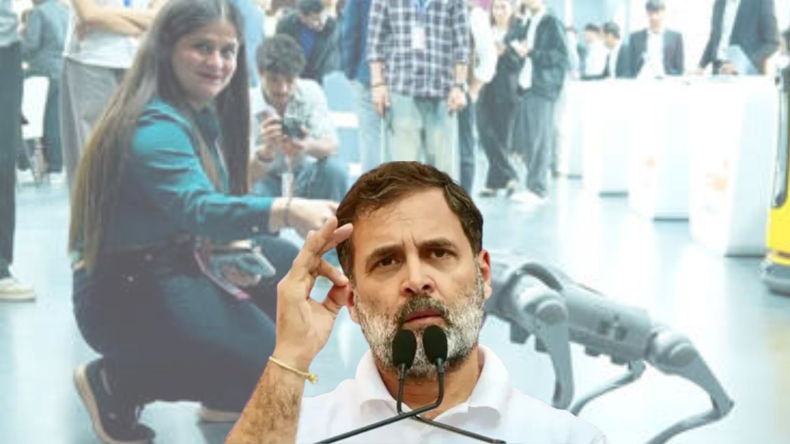 “உலக அரங்கில் இந்தியாவிற்கு அவமானம்”: ஏ.ஐ. மாநாட்டில் சீன ரோபோ விவகாரம் – ராகுல் காந்தி கடும் தாக்குதல்!