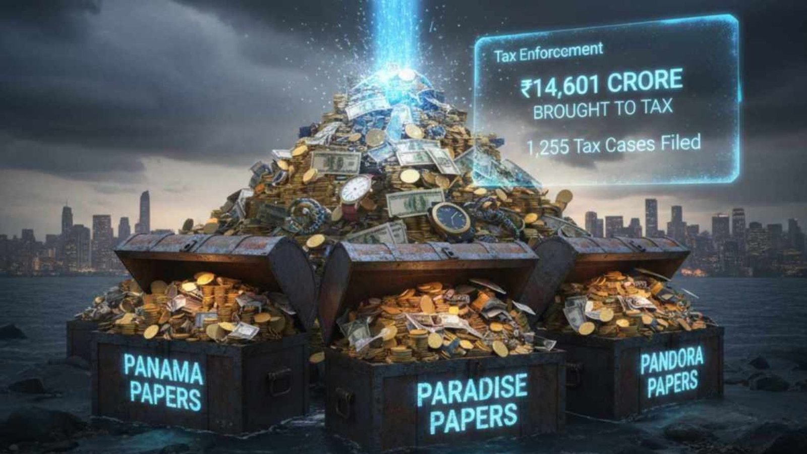 வெளிநாட்டுக் கருப்புப் பணத்திற்கு ‘செக்’: ₹14,601 கோடி சொத்துகள் வரி வளையத்திற்குள் வந்தன! – CBDT தகவல்