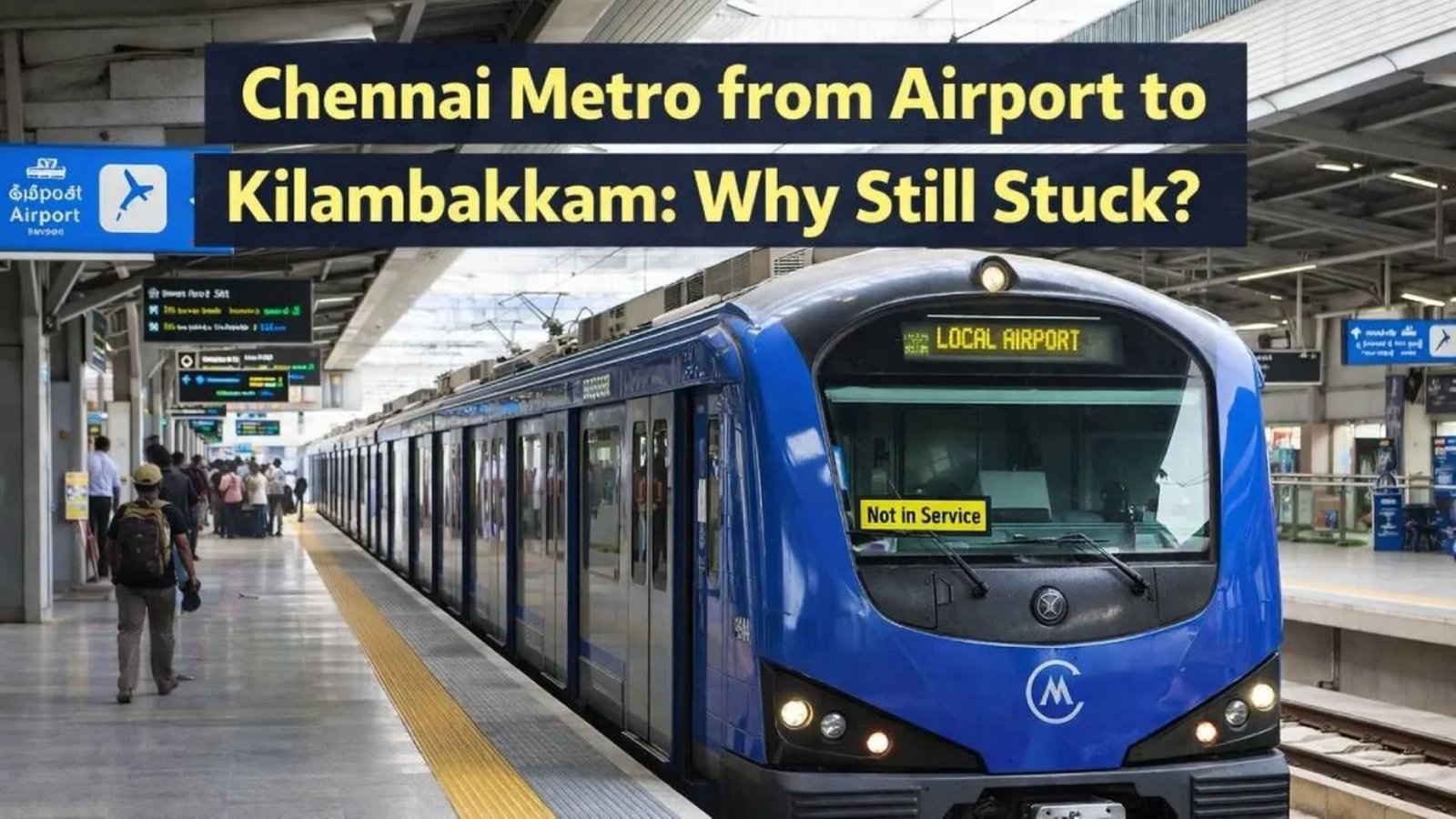 சென்னை மெட்ரோ விரிவாக்கம்: ஓராண்டாக முடங்கியுள்ள கிளாம்பாக்கம் வழித்தடம்!