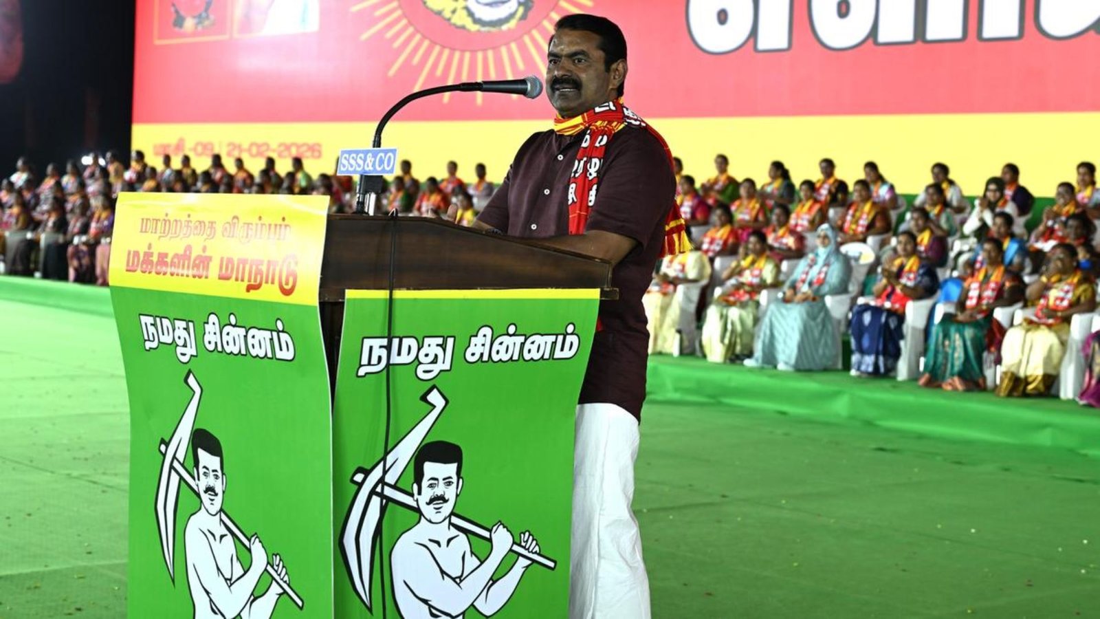 காரைக்குடியில் சீமான் வேட்புமனுத் தாக்கல்! – “இலவசங்கள் தன்மானத்துக்கு எதிரானது” என அதிரடி பேட்டி.