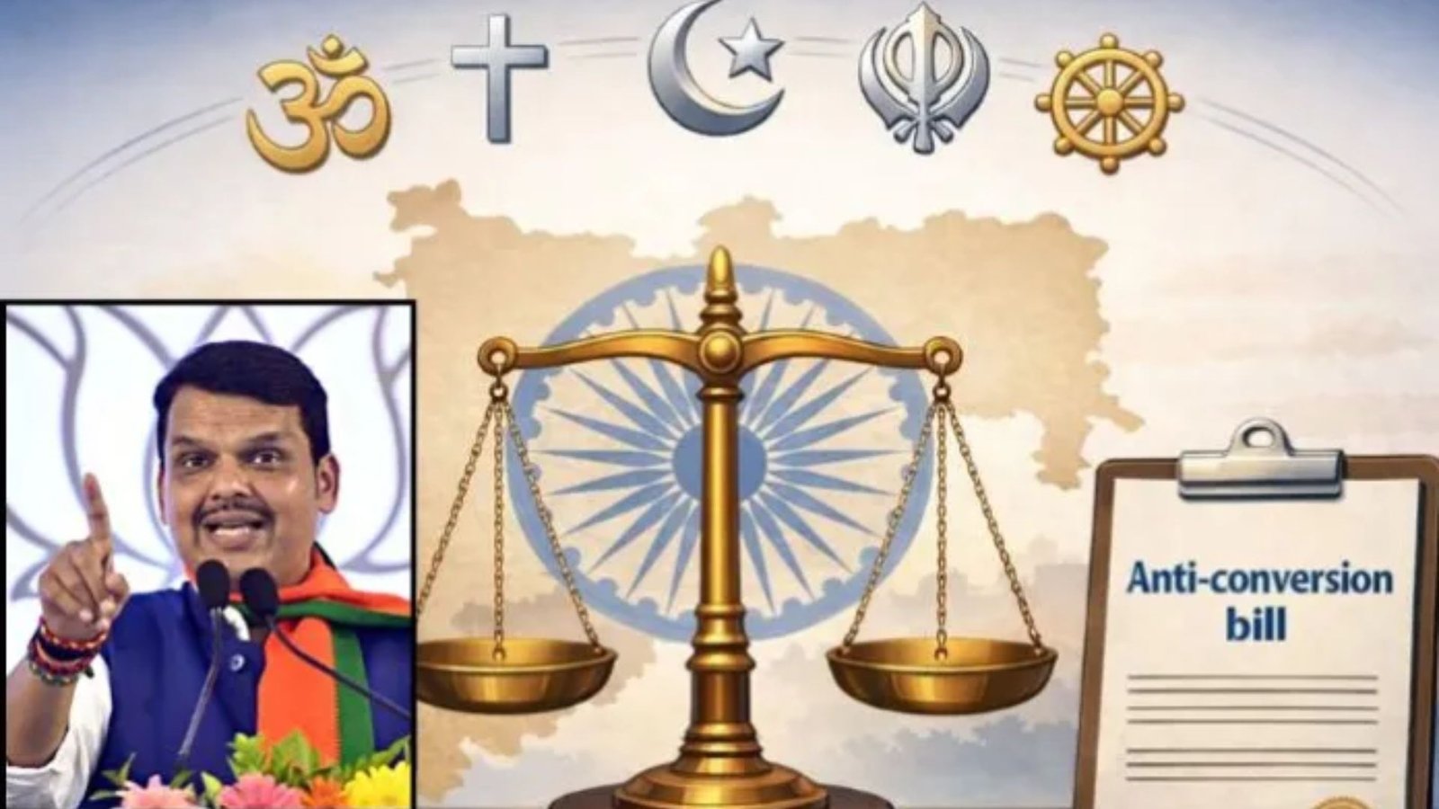 மகாராஷ்டிராவில் புதிய சட்டம்: கட்டாய மதமாற்றத்திற்கு 10 ஆண்டு சிறை; உத்தவ் தாக்கரே ஆதரவு!