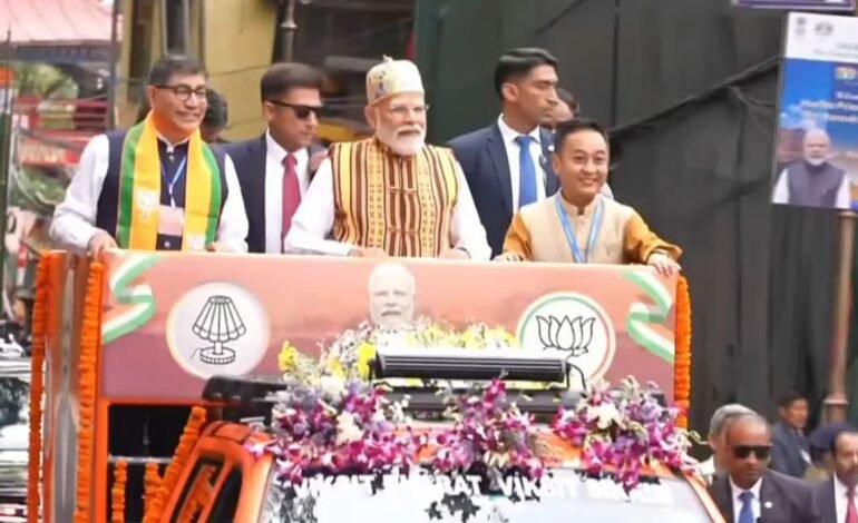 சிக்கிம் மாநில 50-வது ஆண்டு பொன்விழா: ரூ.4,000 கோடி திட்டங்களைத் தொடங்கி வைத்தார் பிரதமர் மோடி!கேங்டாக் | ஏப்ரல் 28, 2026