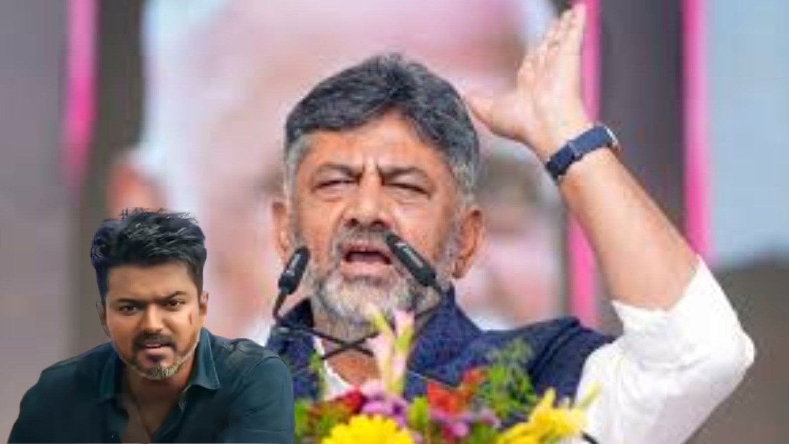 விஜய் ஒரு முதிர்ச்சியற்ற தலைவர்; உழைக்காமல் வெல்ல முடியாது!” – டி.கே. சிவகுமார் அதிரடி விமர்சனம்.