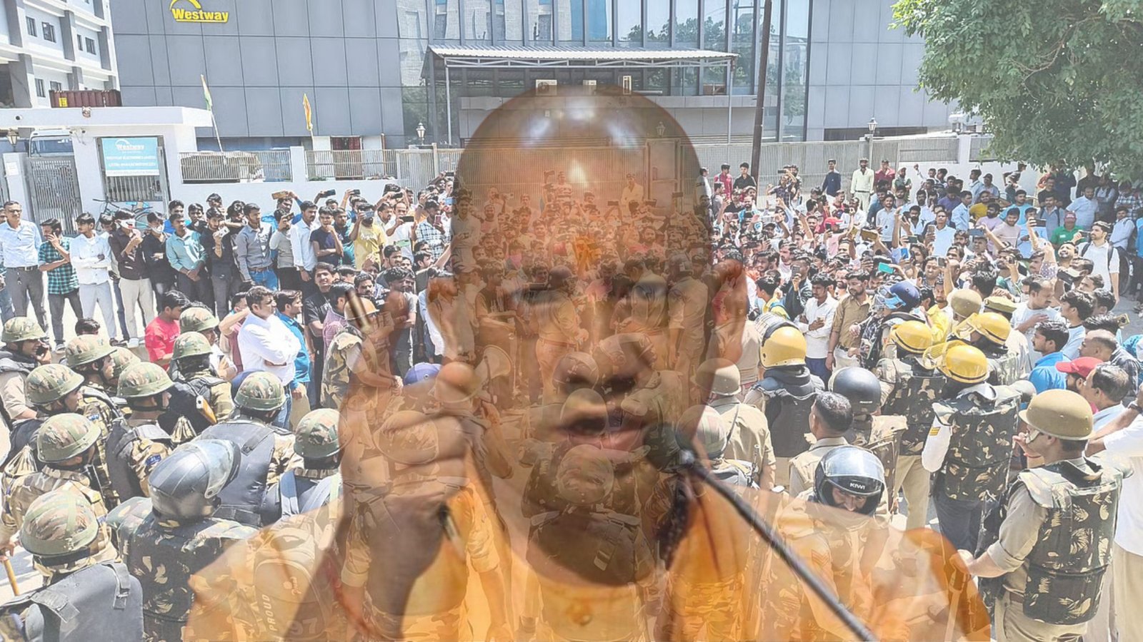 நொய்டா தொழிலாளர் போராட்டத்திற்குப் பலன்! 21% ஊதிய உயர்வு வழங்கி முதல்வர் யோகி ஆதித்யநாத் அதிரடி உத்தரவு.