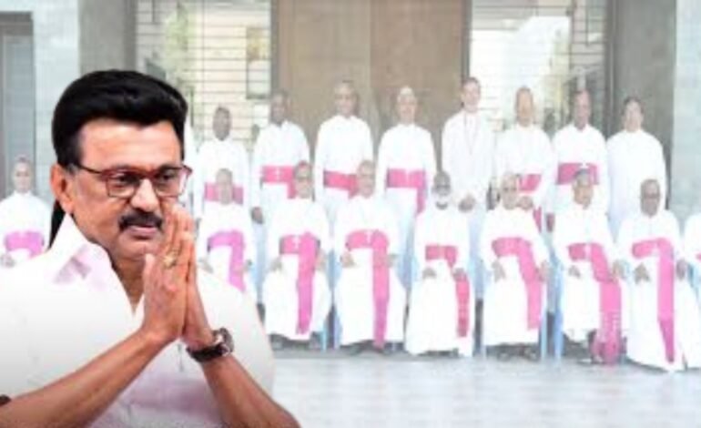 “திரையில் செய்வதைத் தரையில் செய்ய முடியாது!” – திமுக கூட்டணிக்குக் கிறித்தவ ஆயர்கள் பேரவை முழு ஆதரவு.