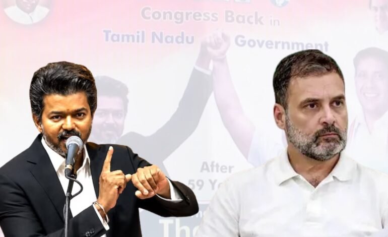 டெல்லியில் சோனியா, ராகுலை சந்திக்காமல் சென்னை திரும்பிய விஜய்! காங்கிரஸ் கட்சியினர் கடும் அதிர்ச்சி!
