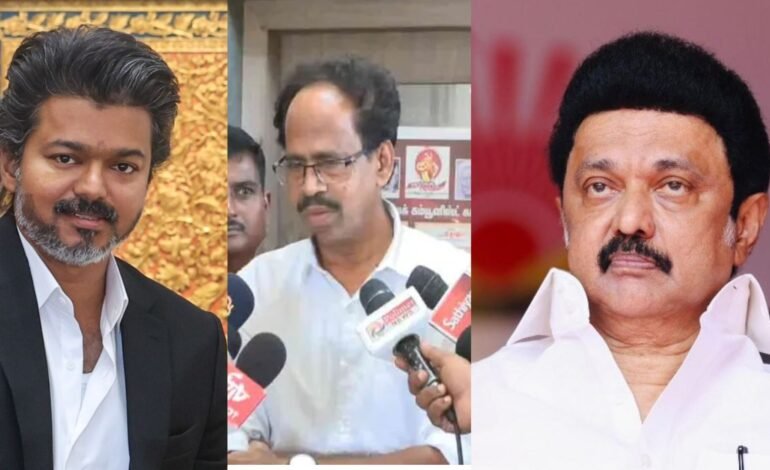 உடைந்தது கூட்டணி! தவெக-வுக்கு வெளியில் இருந்து ஆதரவு! இடைத்தேர்தல் வியூகம் குறித்து சி.பி.ஐ. வீரபாண்டியன் அதிரடி விளக்கம்!