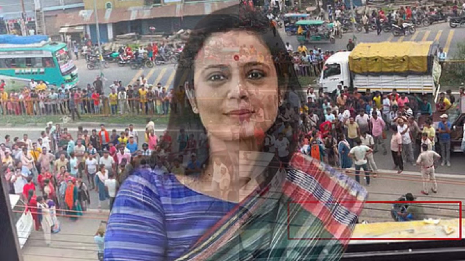 பாராளுமன்ற எம்பி மஹுவா மொய்த்ரா மீது முட்டை, கற்கள் வீச்சு! மம்தா கட்சியில் மாபெரும் பிளவு! போலீஸ் வேடிக்கை பார்த்ததாகப் பகீர் புகார்!