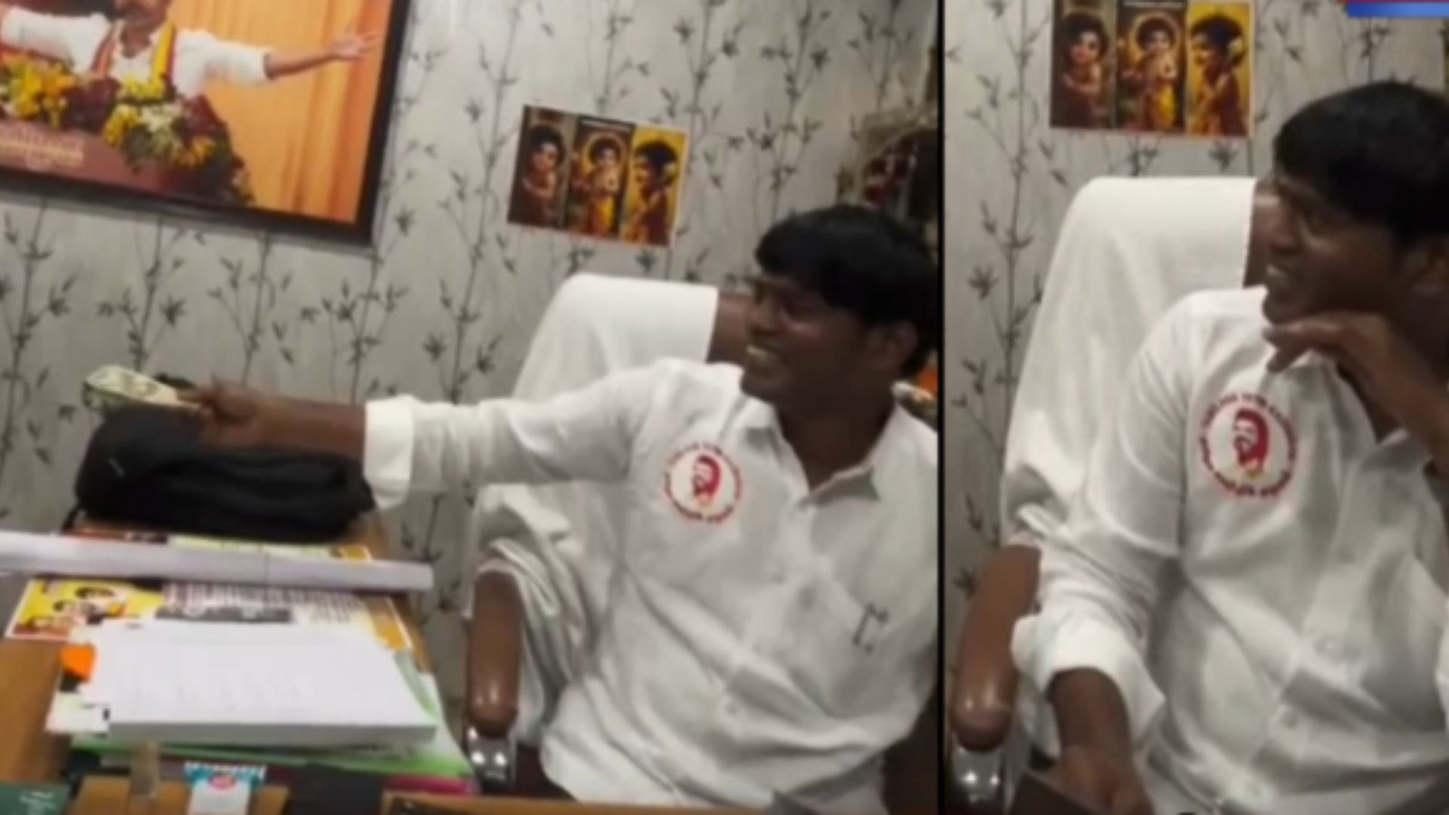 தவெக (TVK) கட்சியில் அதிரடி! செங்கல்பட்டு மாவட்ட இணை செயலாளர் வீராசாமி நீக்கம்! லஞ்சம் பெற்ற வீடியோ வெளியானதால் கட்சித் தலைமை அதிரடி நடவடிக்கை!