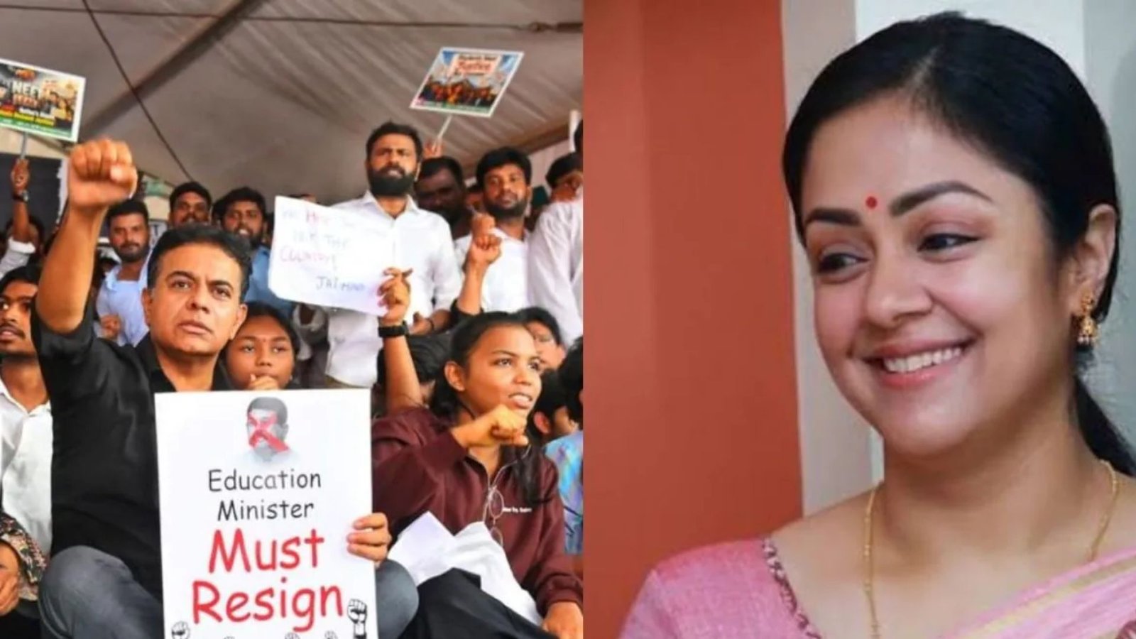 “தர்மேந்திர பிரதான் பதவி விலக வேண்டும்” – மாணவர் போராட்டத்திற்கு ஆதரவாக நடிகை ஜோதிகா பதிவு