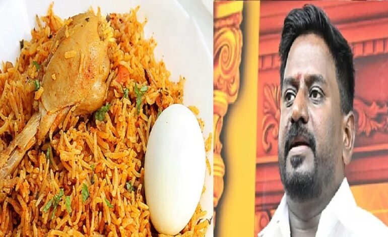 அரசுப் பள்ளிகளில் சிக்கன் பிரியாணி! “அரசியல் செய்ய வேண்டாம்!” – பள்ளிக்கல்வித்துறை அமைச்சர் ராஜ்மோகன் வேண்டுகோள்!