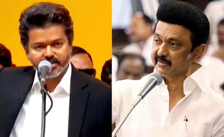 “ரூ.1.1 கோடி மானநஷ்ட ஈடு வழக்கு!” – தவெக-வுக்கு எதிராக திமுகவுக்கு உயர் நீதிமன்றம் அனுமதி!