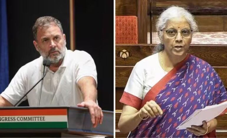 “தொழிலதிபர்கள் மீது அவநம்பிக்கையா?” – ராகுல் காந்திக்கு நிர்மலா சீதாராமன் காட்டமான பதிலடி!